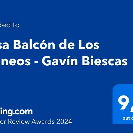 Casa Balcon De Los Pirineos - Gavin Biescas Exterior photo