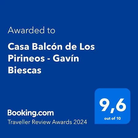 Casa Balcon De Los Pirineos - Gavin Biescas Exterior photo